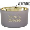 My Flame Lifestyle MY FLAME VONNÁ SVIEČKA - YOU ARE A DIAMOND - AMBER'S SECRET