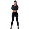 Nebbia honey bunny crop top 821 čierna