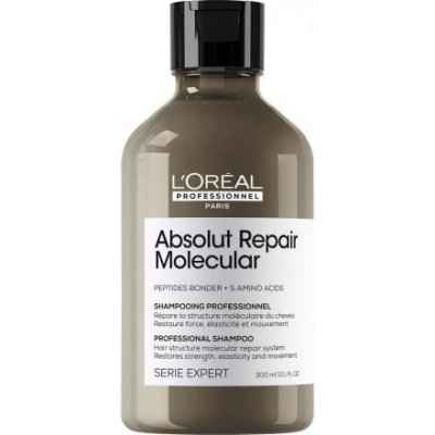L'Oréal Professionnel Absolut Repair Molecular Professional Shampoo 300 ml Šampón Poškodené vlasy pre ženy