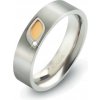 Boccia Titanium Titánový prsteň s briliantom 0146-01 49 mm