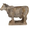 Clayre & Eef Šedý antik dekoračný kvetináč Cow Brocante - 36*15*28 cm - Clayre & Eef