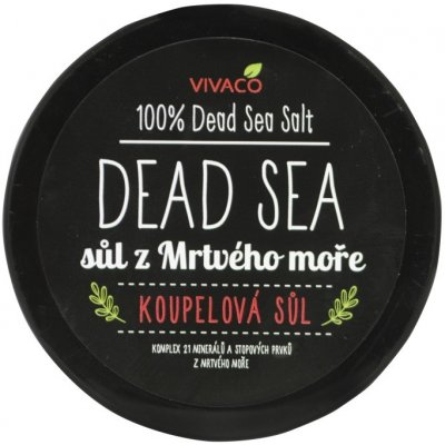 Vivaco Organic product Dead Sea soľ do kúpeľa z Mŕtveho mora 100 g