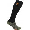 Vyhrievané ponožky Alpenheat Fire Wool Socks Veľkosť ponožiek: 39-41 / Farba: čierna/sivá