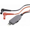 VOLTCRAFT MS-4S merací adaptér mini plochá zástrčka - lamelová zástrčka 4 mm čierna, červená
