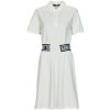 Karl Lagerfeld Krátke šaty PIQUE POLO DRESS Biela