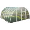Skleník Polykarbonát 4m Šírka profil 40x20mm Rozmer skleníka: Dĺžka 12m + 6mm polykarbonát