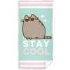 Carbotex Bavlnená froté osuška 70x140 cm - Mačička Pusheen Stay cool