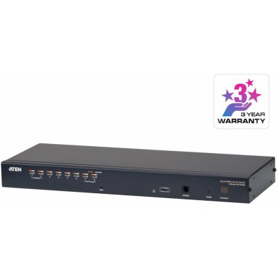 Aten KH-1508AI KVM 8-port OverNET CAT5, PS/2 + USB, OSD,rack