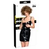 Black Level Tight-fitting Vinyl Mini Dress 2851717 Black S
