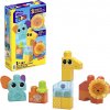 Konštrukčné kocky Mega Bloks Zvieratká v džungli 15 dielov