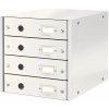 Leitz Click&Store box 4 zásuvky biely