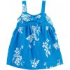 CARTERS CARTER'S Šaty Blue Floral dievča Veľkosť: 6m