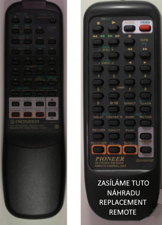 Diaľkový ovládač Emerx Pioneer VSX-405 RDS MKII