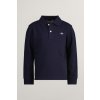 POLOKOŠEĽA GANT SHIELD LS PIQUE RUGGER EVENING BLUE