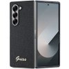 Guess PC/TPU Glitter Flakes Metal Logo Zadní Kryt pro Samsung Galaxy Z Fold 6 Black GUHCZFD6HGGSHK