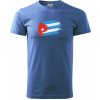 Kuba vlajka - Klasické pánske tričko vyššej gramáže - 4XL ( Svetlomodrá )