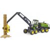 BRUDER 2135 John Deere Harvester 1270G s kladou