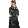 Košele DEVIL FASHION Black Gothic Blouse Čierna XXL