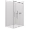 CERANO - Sprchovací kút Lantono L/P - 8 mm - Soft-Close - chróm, transparentné sklo - 120x90x195 cm - posuvný