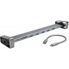 Hama 200103 Connect2Office Basic šedá / USB-C dokovacia stanica / HDMI / RJ45 / MicroSD/HC/XC / USB-C / 4xUSB-A (200103-H)