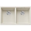 Blanco Subline 350/350 - Silgranitový drez, 76x46 cm, InFino, jemná biela 527164