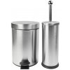 Odpadkový kôš nášľapný 3L + WC kefa ED-204022