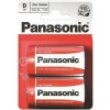Batérie zinkovo-uhlíková PANASONIC Red Zinc D 2ks 00113698