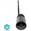 Nedis WIFICO40CBK - SmartLife Vonkajšia Kamera | Wi-Fi | Full HD 1080p | IP65 | Cloud / Micro SD | 12 V DC | Nočné videnie | Android