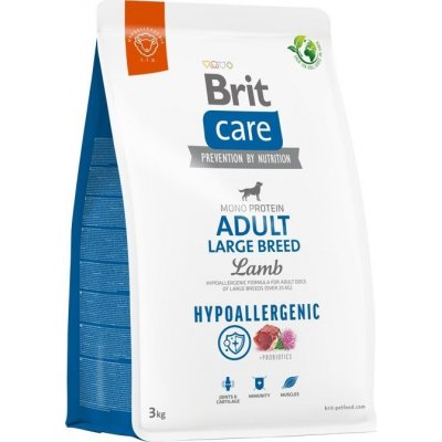 BRIT Care Hypoallergenic Adult Large Breed Lamb - dry dog food - 3 kg