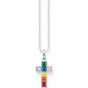 Thomas Sabo KE2166-477-7 Ladies Necklace - Cross Rainbow