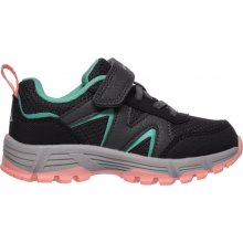 Crossroad detská treková obuv FUNNER čierna tyrkysová sivá ružová