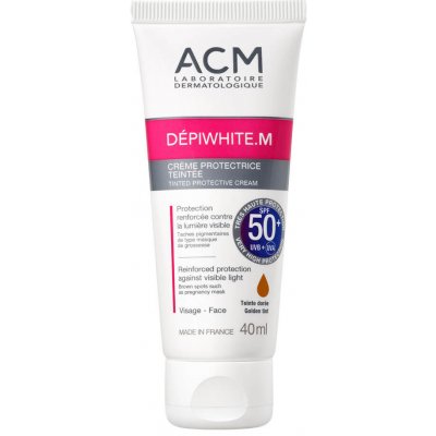 ACM Tónovaný ochranný krém SPF 50+ Dépiwhite M (Tinted Protective Cream) 40 ml