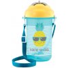 Canpol babies So Cool Bottle detská fľaša s rúrkou Ananas 12m+ 400 ml