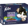 Felix Fantastic Lahodný výber v želé so zeleninou, hovädzie, kura a losos 12 x 85 g
