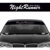 Samolepka na čelné sklo BLENDA Pás NIGHT RUNNER JDM Drift 200x20