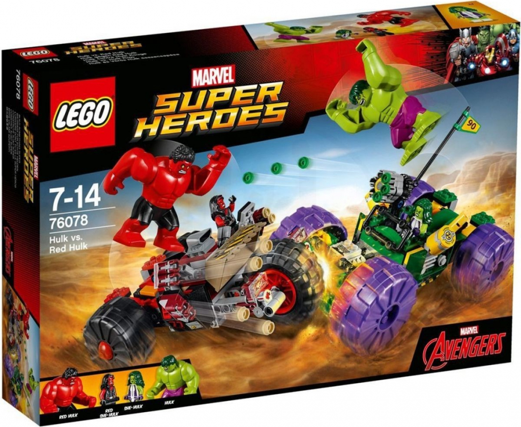 LEGO® Super Heroes 76078 Hulk vs- Červený Hulk od 189,9 € - Heureka.sk