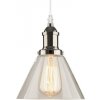 Altavola Design New York Loft závesné svietidlo 1x60 W chrómová-priehľadná LA034/P_chrom