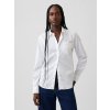 GAP Popelínová košeľa The Perfect Shirt Biela XL