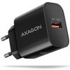 AXAGON ACU-QC18, nabíječka do sítě 18W, 1x port USB-A, QC3.0/AFC/Apple, černá