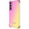 Kryt TopQ Samsung S23 Shock dúhový ružovo-žltý 110297