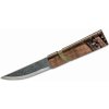 Condor CTK2811-3.9HC INDIGENOUS PUUKKO lovecký nôž 9,9 cm, drevo, mosadzný drôt, kožené puzdro