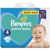Pampers Active Baby 4 76 ks 76 jednorazových plienok