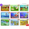 Školská sada Akros puzzle zvieratká, 9v1
