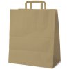Papierová taška hnedá 45+17 x 48 cm, 100 ks