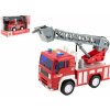 Auto hasiči striekacie vodu 20cm na zotrvačník so zvukom so svetlom