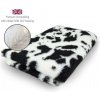 DRYBED Premium Vet Bed Krava čierny + biely 100 x 75 cm
