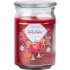Emocio Mulled Wine - Sviečka s vôňou vareného vína so skleneným viečkom 453 g 93 x 142 mm