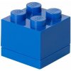 LEGO® Mini box 45x45x42 tmavo modrý