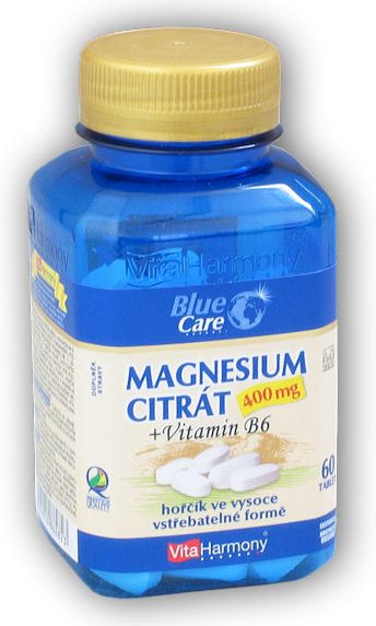 VitaHarmony Magnesium Citrát 400 mg + vit.B6 60 tabliet od 6,16 € - Heureka. sk