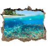 Nálepka fototapeta 3D výhled Koralový útes 95x64 cm
